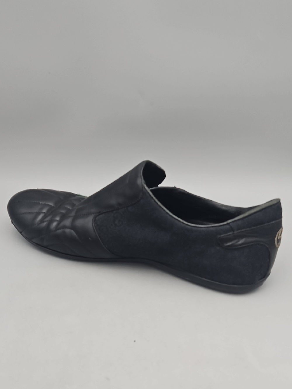 Vintage Gucci men's black leather sneakers - Picture 7 of 16